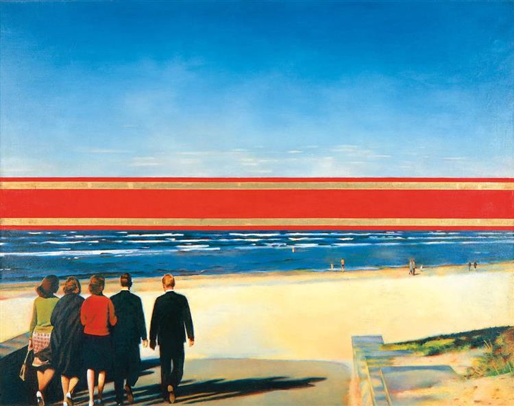 Erik Bulatov (URSS), Horizon [Horizonte], 1971-72.