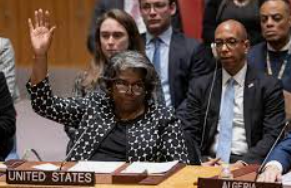 USA VETA ALTO EL FUEGO EN GAZA EN EL CONSEJO DE SEGURIDAD ONU