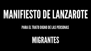 manifiesto de lanzarote