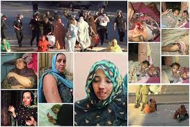 MUJERES SAHARAUIS ACOSADAS Y MALTRATADAS POR MARRUECOS