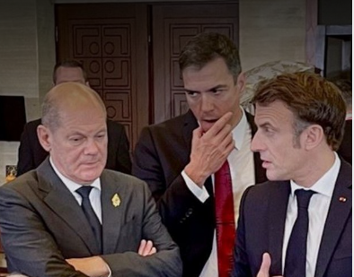 SCHOLZ SÁNCHEZ MACRON