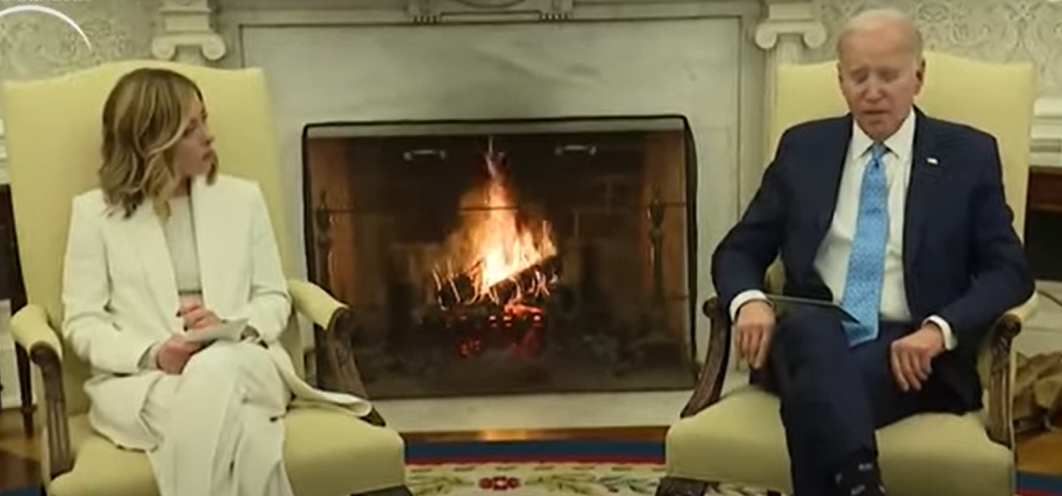 MELONI BIDEN