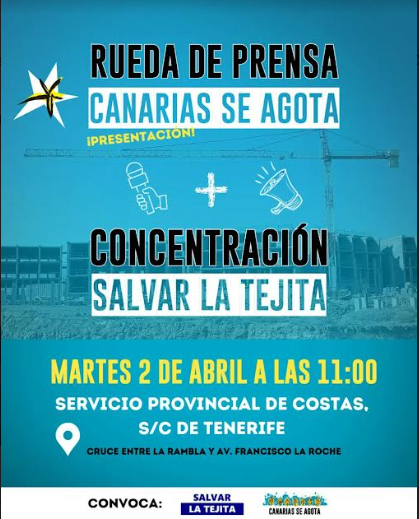 CANARIAS SE AGOTA SALVAR LA TEJITA