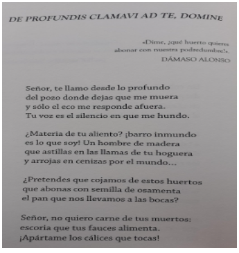 DE PROFUNDIS
