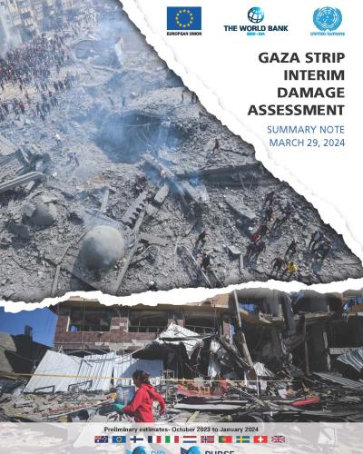 Informe  del Banco Mundial y las Naciones Unidas sobre Gaza publicado el 2 de abril 2024
