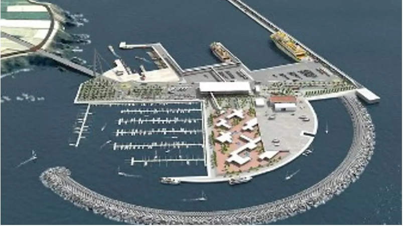 FONSALÍA Recreación del puerto de Fonsalía, en Guía de Isora