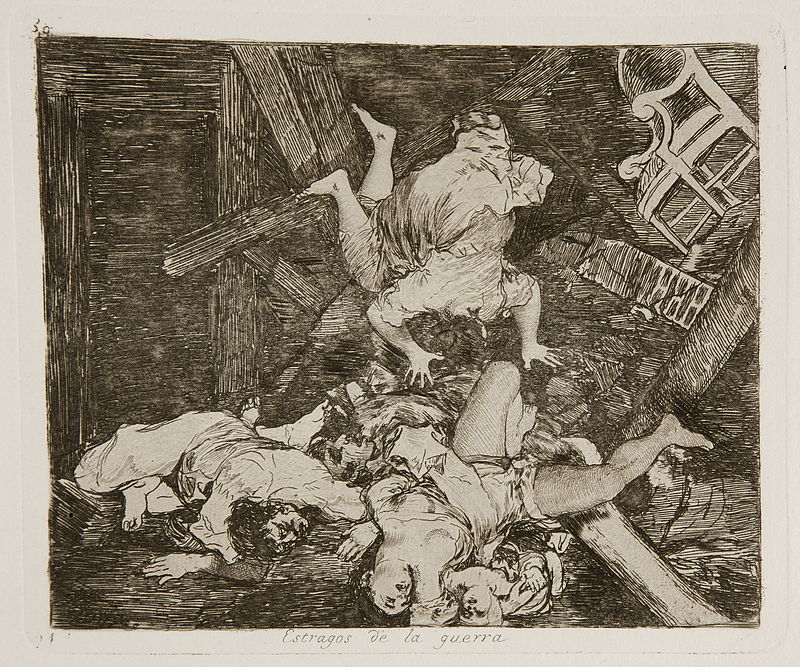 Los desastres de la guerra, n.º 30: «Estragos de la guerra» GOYA