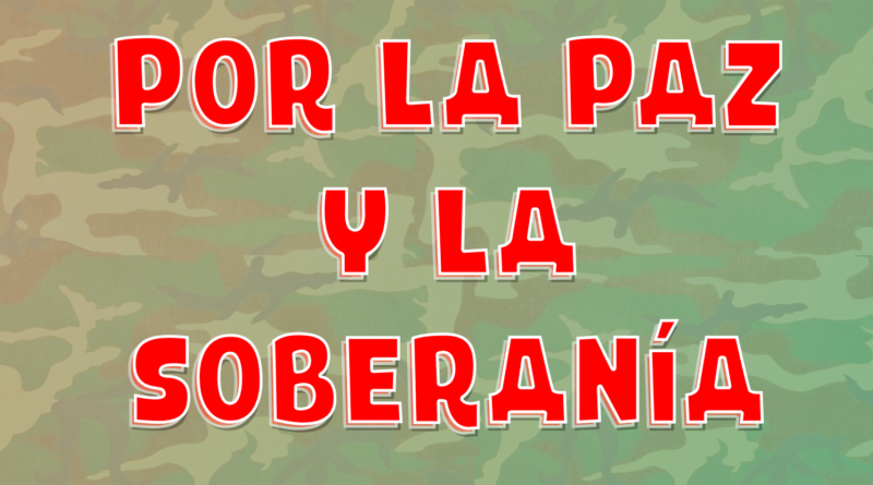 POR LA PAZIlustración. Fernando Francisco Serrano.