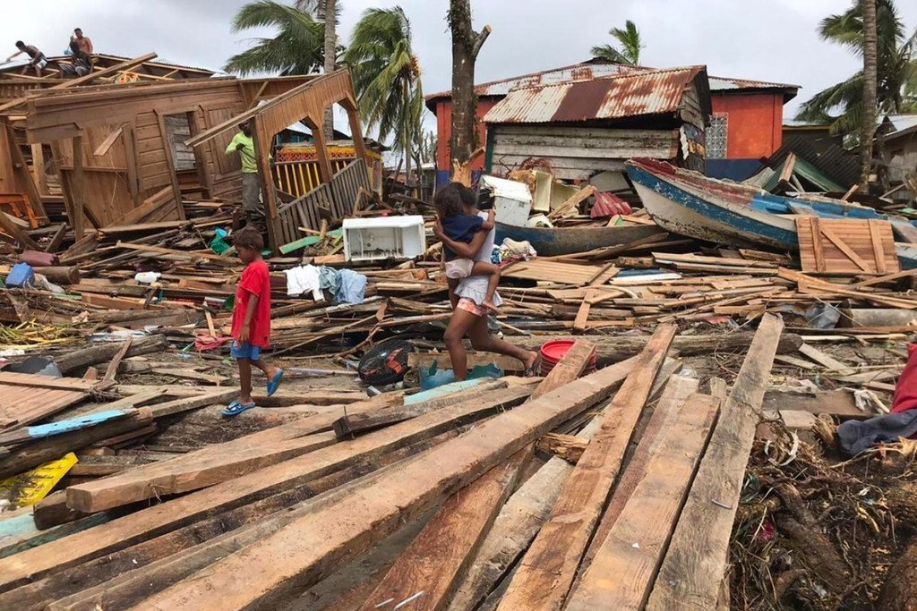 El huracán Iota causó destrucción e inundaciones en toda Nicaragua, dejando a miles de personas sin hogar_ Foto Ruiz Sotomayor UNICEF