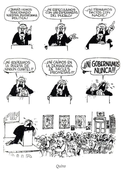 EL SINO DE LA BUENA POLÍTICA, POR QUINO
