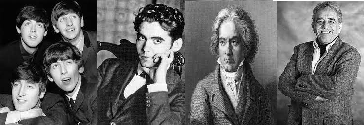 BEATLES GARCÍA LORCA BEETHOVEN GARCÍA MÁRQUEZ