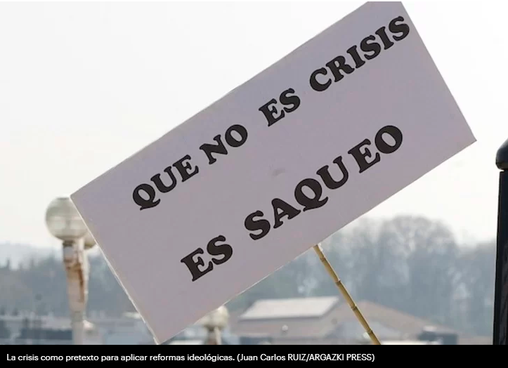 CRISIS SAQUEO
