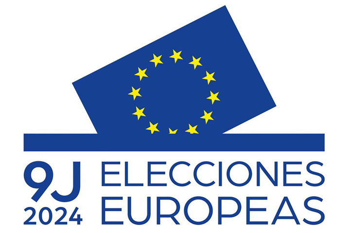 Afiche de convocatoria del Gobierno español para las elecciones europeas del 9 de junio 2024
