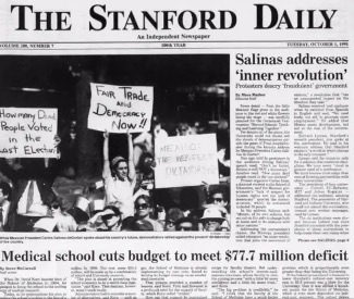 Claudia en The Stanford Daily