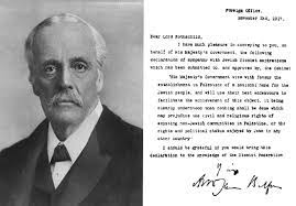 DECLARACIÓN BALFOUR 1917: EL IMPERIO BRITÁNICO ACEPTA LA CREACIÓN DE UN "HOGAR NACIONAL JUDIO"
