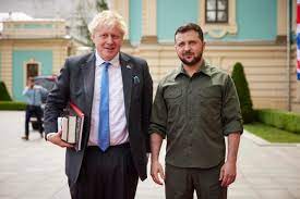 BORIS JOHNSON PASANDO A ZELENSKY LAS INSTRUCCIONES DE ROTHSCHILD
