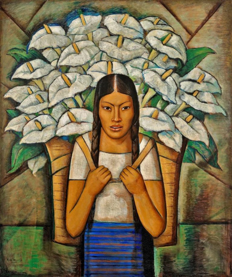 Alfredo Ramos Martínez (México), Vendedora de alcatraces, 1929.