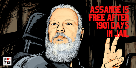 Assange en libertad _ Federación Internacional de Periodistas