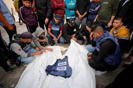 ASESINATO DE PERIODISTAS EN PALESTINA Reporteros Sin Fronteras