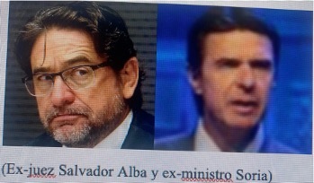 ex-juez Alba y ex-ministro Soria