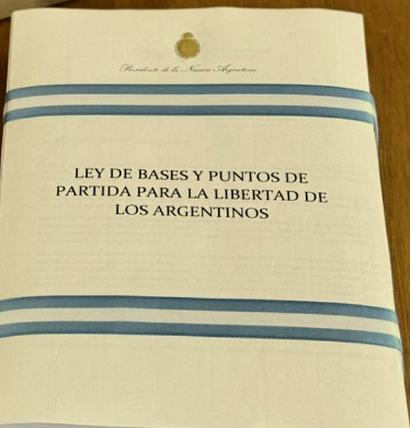 LEY DE BASES LIBERTAD ARGENTINOS