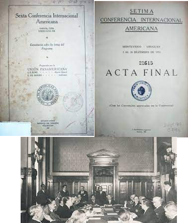 VI Y VII CONFERENCIAS INTERNACIONALES PANAMERICANAS, LA HABANA Y MONTEVIDEO