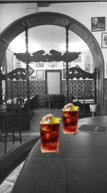 UN CUBALIBRE O DOS, O LOS QUE HAYA MENESTER, EN EL BAR DEL HOTEL MADRID