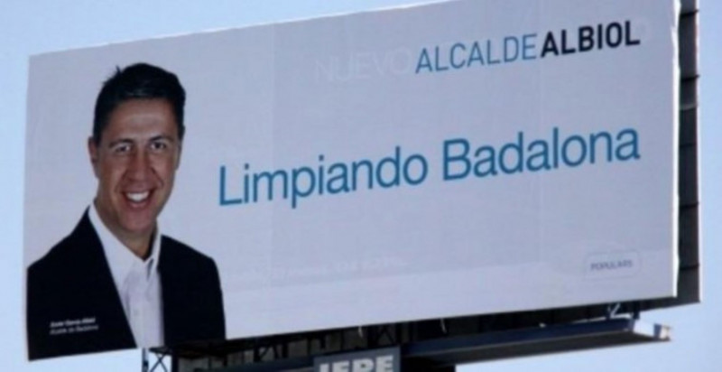 XAVIER GARCÍA ALBIOL CARTEL ELECTORAL