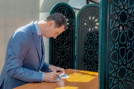 Presidente de Siria Bashar al Assad