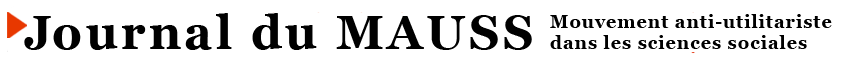 JOURNAL DU MAUSS