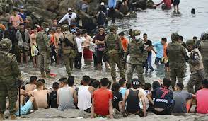 LLEGADA DE MIGRANTES A CEUTA AGOSTO 2024