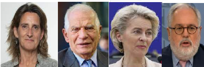 RIBERA BORRELL VON DER LEYEN ARIAS CAÑETE... MUESTRAS DE LA MENTIRA EUROPEA