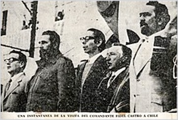 Castro visita a Allende