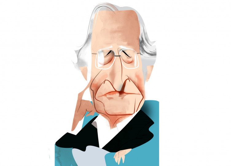 El filósofo estadounidense Noam Chomsky. / Luis Grañena CTXT