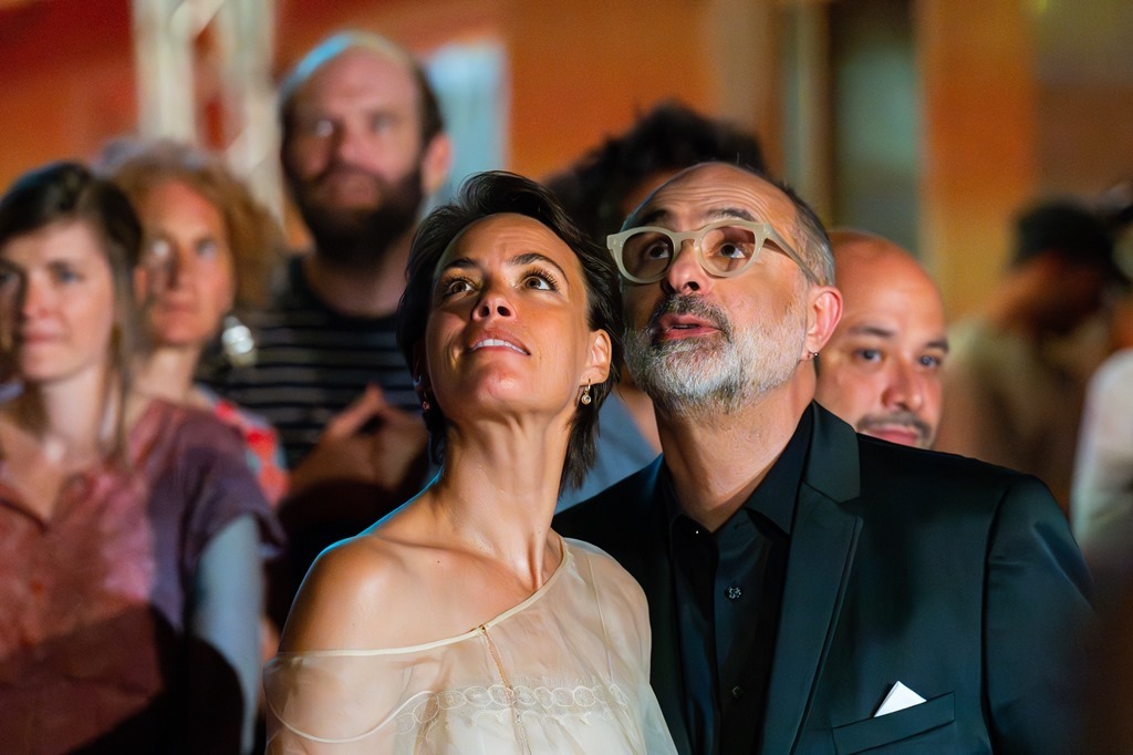 Locarno77, Red Carpet, Bérénice Béjo and Giona A. Nazzaro, 10.08.2024