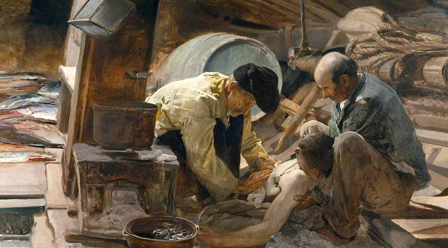 JOAQUÍN SOROLLA Y LUEGO DICEN QUE EL PESCADO ES CARO 1894