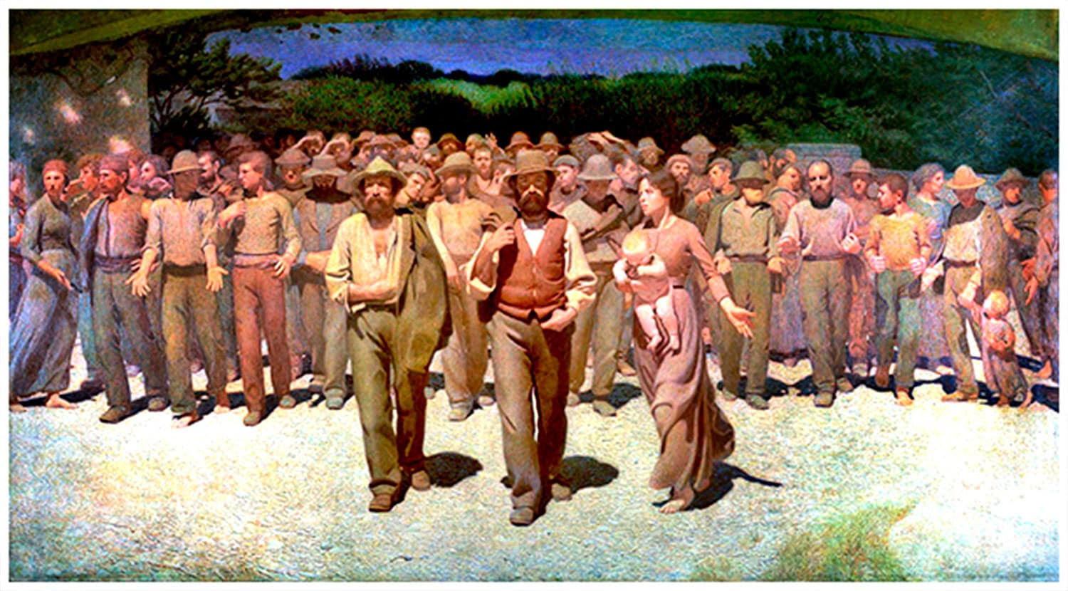 GIUSEPPE PELLIZA DA VOLPEDO: IL QUARTO STATO 1901