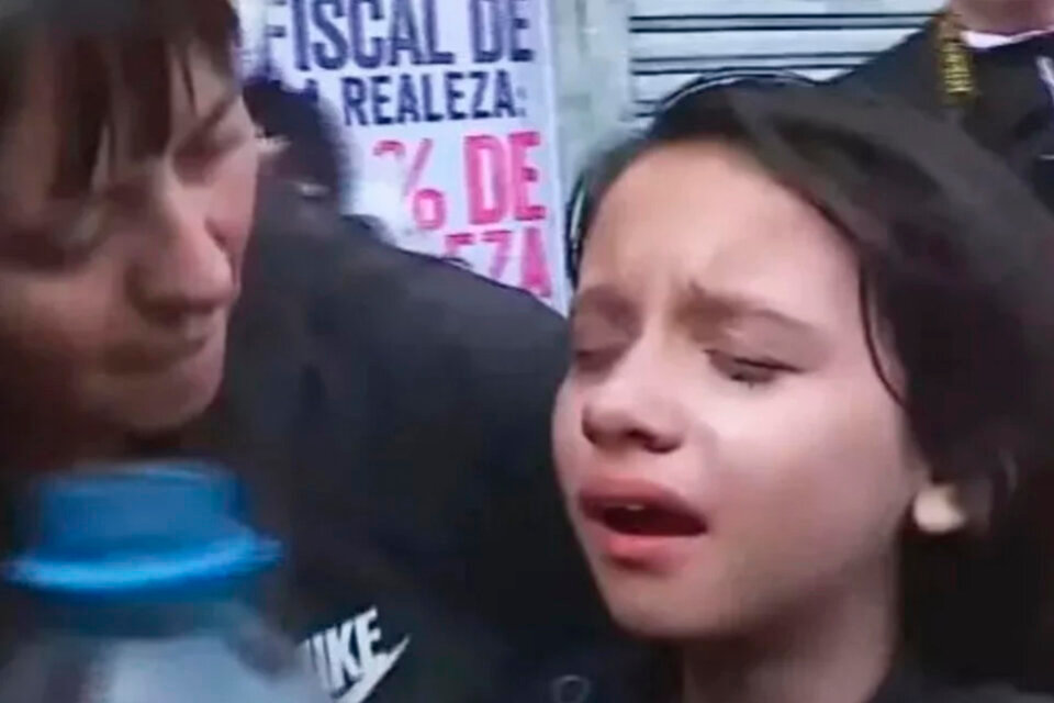 Niña gaseada