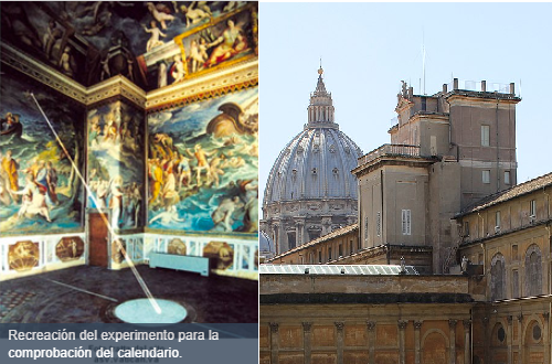 TORRE DE LOS VIENTOS EN EL VATICANO, INTERIOR Y EXTERIOR