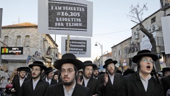 Judios ortodoxos contra Israel