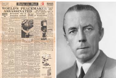 FOLKE BERNADOTTE 1948, STERN ASESINA A FOLKE BERNADOTTE, MEDIADOR ONU