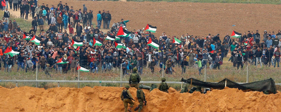 El 30 de marzo las y los campesinos palestins celebran el Día de la Tierra.  Foto Vía Campesina