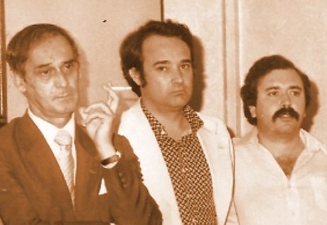 PEDRO GONZÁLEZ, JULIO FAJARDO, DOMINGO MEDINA, LA LAGUNA 1979