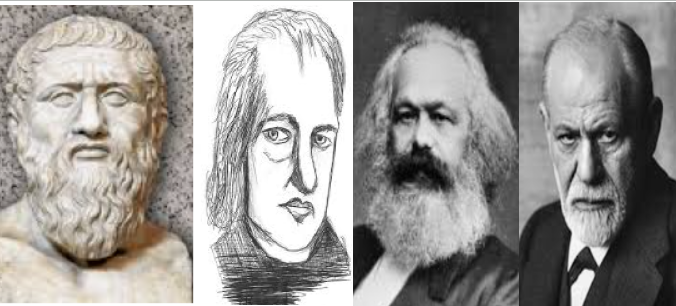 HERÁCLITO HEGEL MARX FREUD