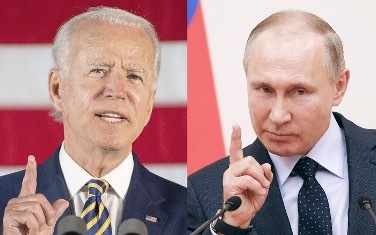 Biden-Putin- dedos levantados