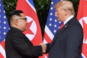 Trump y presidente Kim