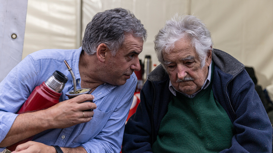 YAMANDÚ CON EL PEPE MUJICA, EN MAYO 24