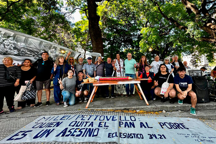 Movilización de la Mesa Ecuménica en noviembre pasado a favor de la educación pública. Foto Pagina 12