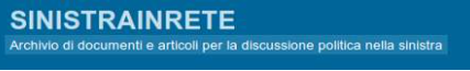 SINISTRA IN RETE La casa de mi tía republica por el alto interés del contenido, según los criterios generales de Uso Justo