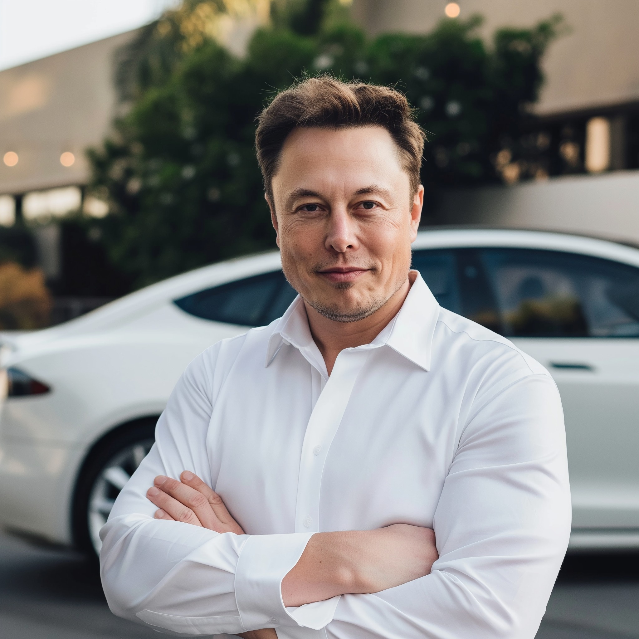 Elon Musk Photo Facebook Tesla.